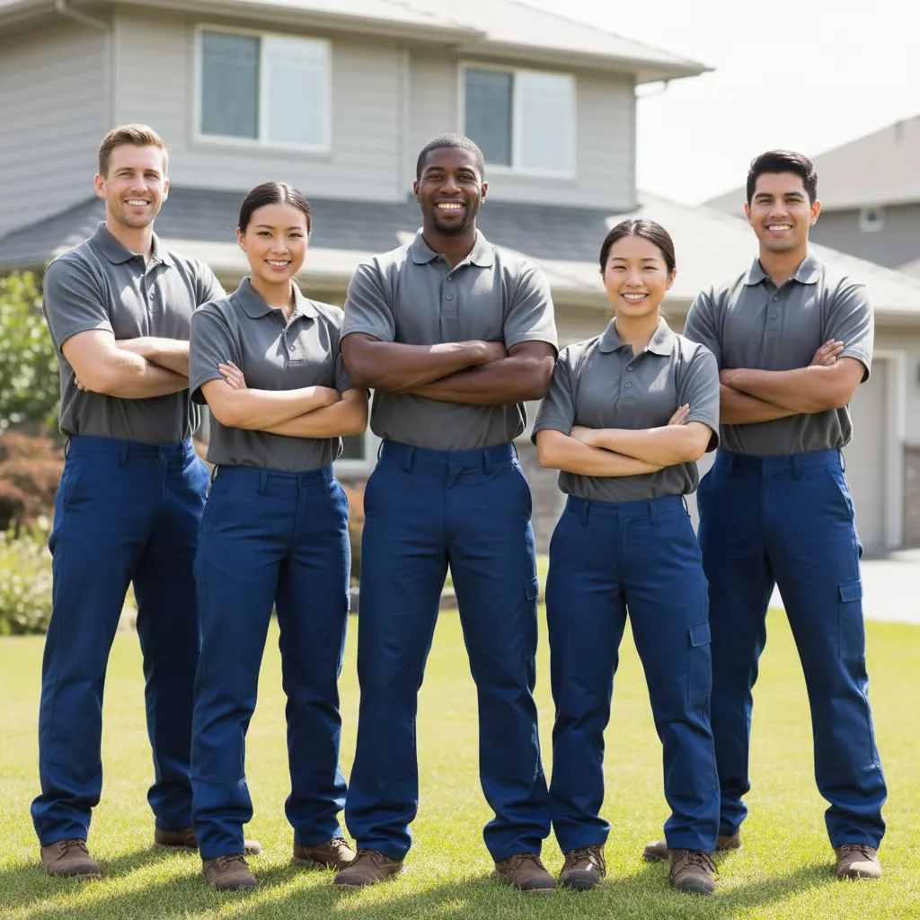 The Pro House Maintenance team of licensed, insured, vetted home-service professionals
