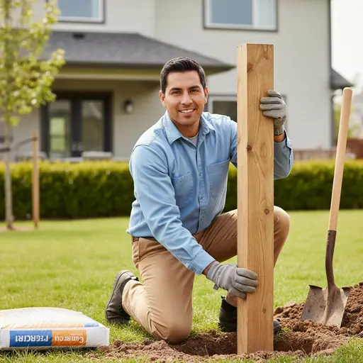A vetted fence installation professional