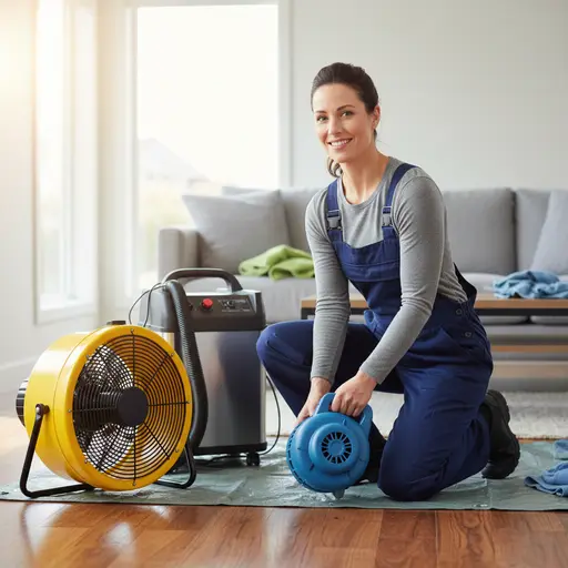 A vetted water damage restoration professional