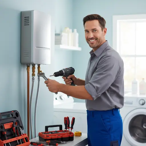 A vetted water heater installation professional